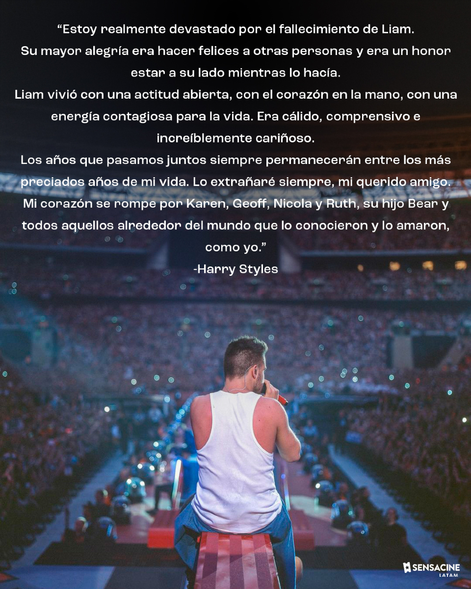 SensaCineLATAM's tweet photo. Que difícil no dejar de llorar después de leer los mensajes de Harry Styles, Louis Tomlinson, Zayan Malik para Liam Payne.  🥺😭 https://t.co/NUzqBH9BKF