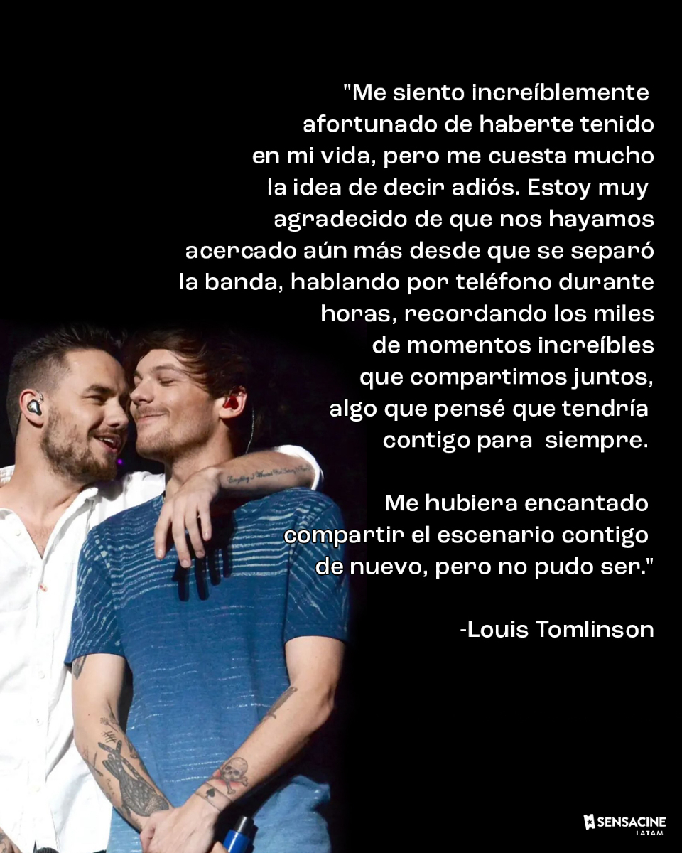 SensaCineLATAM's tweet photo. Que difícil no dejar de llorar después de leer los mensajes de Harry Styles, Louis Tomlinson, Zayan Malik para Liam Payne.  🥺😭 https://t.co/NUzqBH9BKF