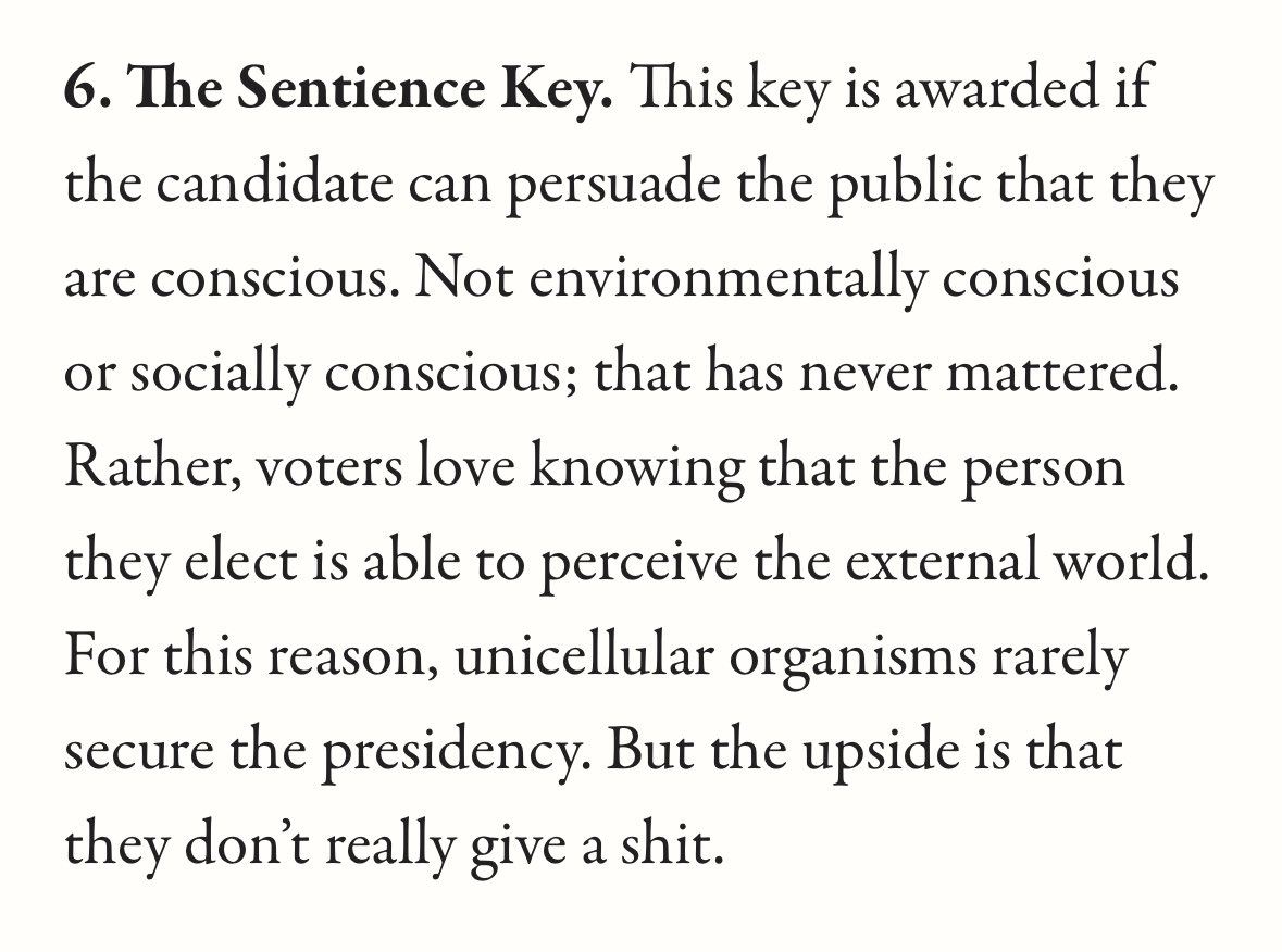 Ignore the pundits. Ignore the models. Ignore the vibes. <a href="/jon_vanhalem/">Jonathan van Halem</a> and I have solved the election and shared our findings with <a href="/mcsweeneys/">McSweeney's</a>. 

mcsweeneys.net/articles/the-r…