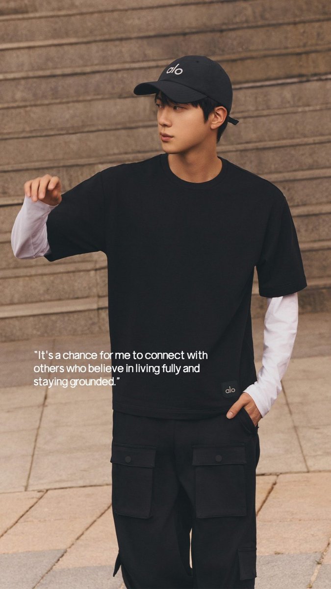 jinnieslamp's tweet photo. ALO OFFICIAL INSTAGRAM STORIES

“BTS member, Jin, takes center stage in the iconic Make Waves Set as Alo's newest global ambassador.”

Exclusive Jin content coming soon: https://t.co/uspGkWbfGj

JIN ALO GLOBAL AMBASSADOR 
#JinxAlo #Alo #AloYoga @aloyoga https://t.co/l5TlLkGdOd
