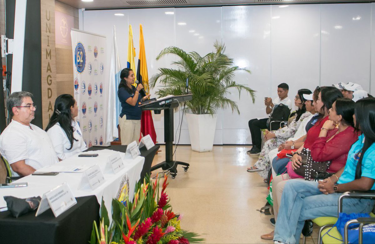 Unimagdalena's tweet photo. 💧Con la participación de líderes sociales del corredor de la Ciénaga Grande y la Sierra Nevada de Santa Marta, se realizó el Lanzamiento del #Diplomado Liderazgo Ambiental para la Gobernanza del Agua, que fomenta el conocimiento e investigación del preciado líquido.

#UMTeCuenta https://t.co/iZZTRzDjNO