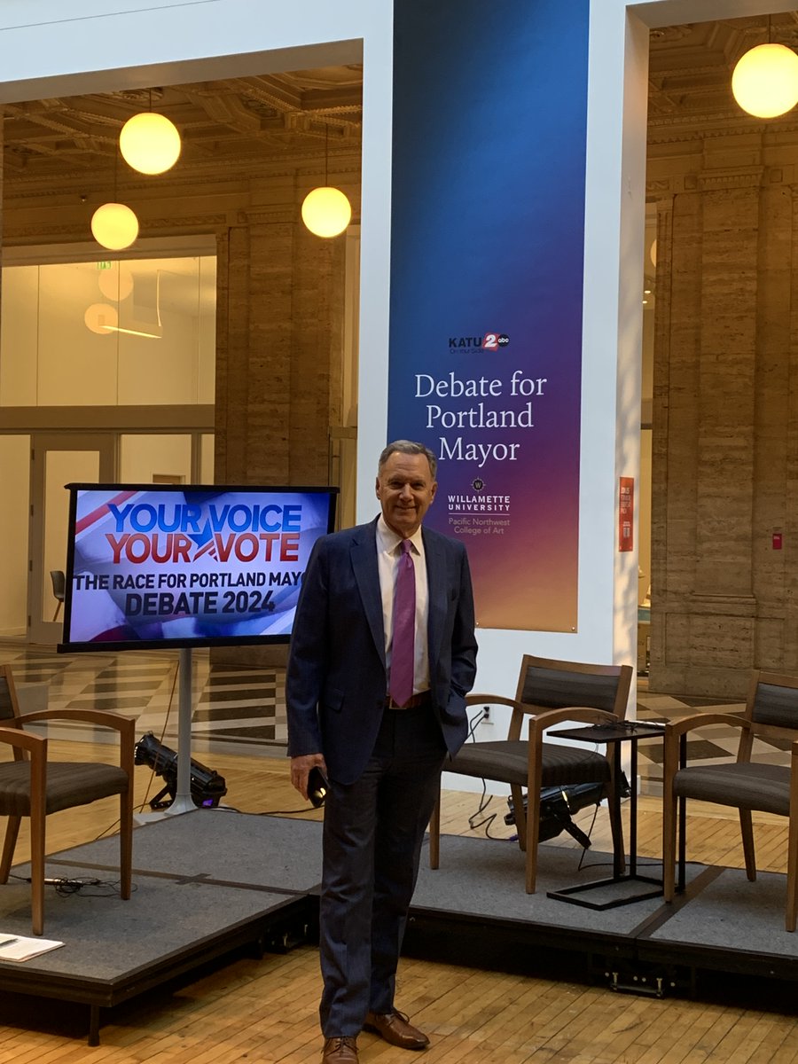 KATU, in partnership with Willamette University, is hosting a Portland mayoral debate this at 6 p.m. Don't miss it!!! 

MORE | bit.ly/4eWUQyU