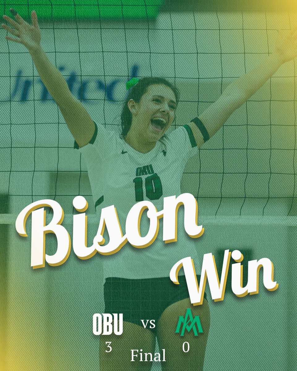 OBU Volleyball tweet media