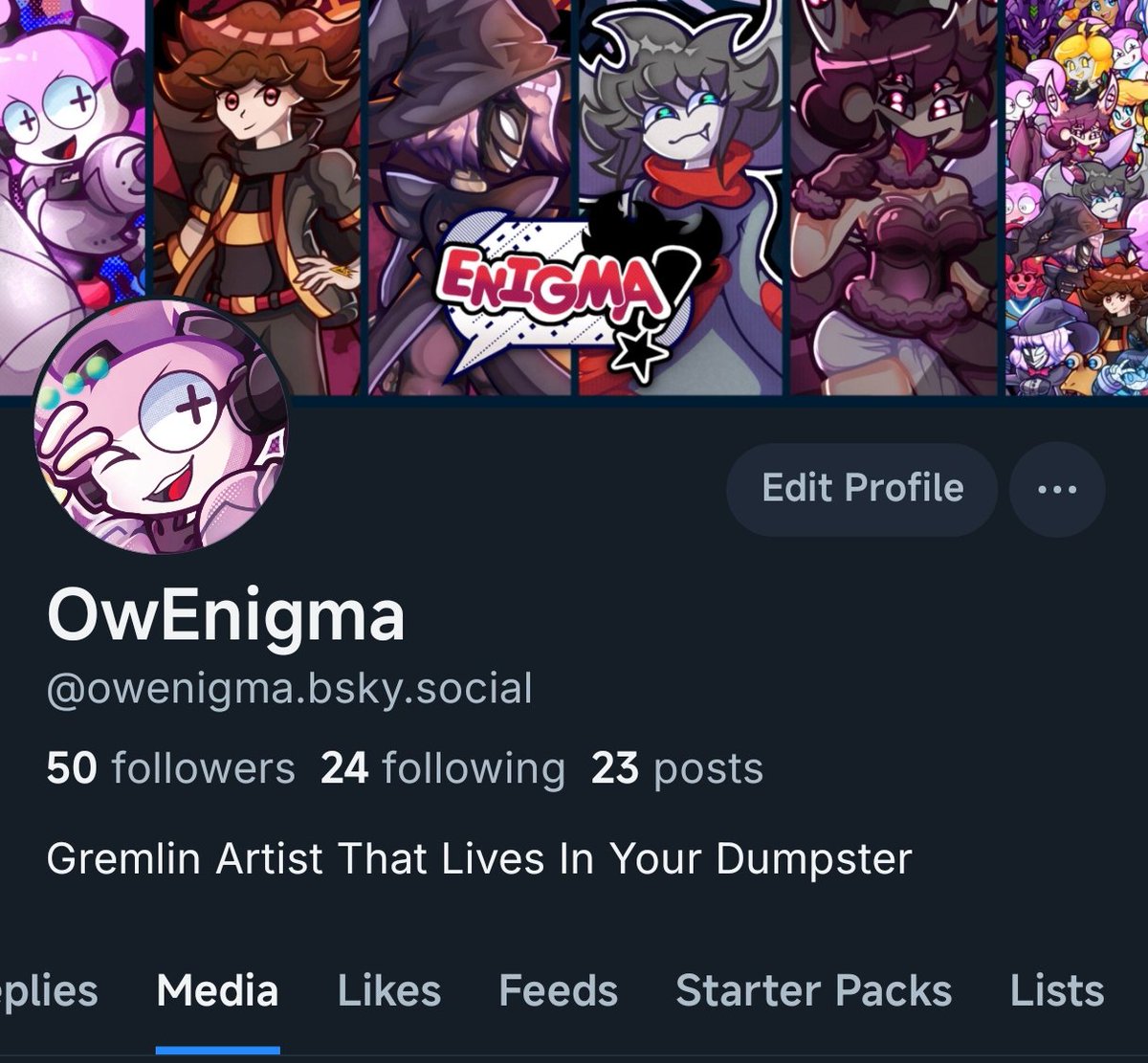 I'm just saying since art twitter is imploding that 🦋 is a pretty snazzy place