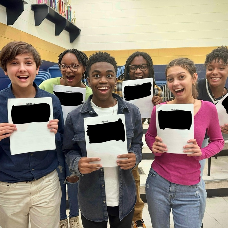 wbmbruins's tweet photo. There is a rumor going around that the musical is going to be announced NEXT WEEK!!! WBMS Musical Alumni came back for a TOP SECRET script read-through with Mr. Cook!! What do you THINK it’s going to be?! #CooksKids https://t.co/aJxdrnwi9d