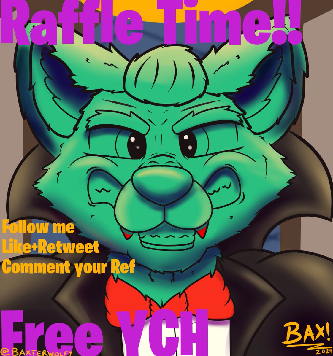 BaxterWolfy's tweet photo. The Raffle is Here!!!
If you want to Participate, just need to Follow me, Like and Retweet, and comment your Reference sheet!!!
Just one chance per account 
La Rifa ha llegado!!!
Si quieres participar, solo necesitas Seguirme, Dar like y Retweet
Raffle ends on October 24!!! https://t.co/JQ6hmzXX0I