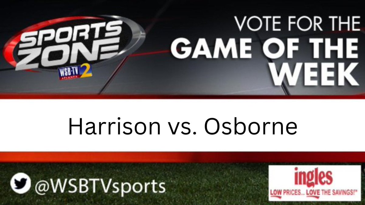 WSB-TV Sports Zone (@wsb_tvsportss) on Twitter photo Game of the Week is <a href="/hhshoyafootball/">Hoya Football</a> vs. <a href="/osborne_fb/">Osborne High School Football</a>
Friday, October 18 @ 7:30p.
Watch Here: linki.ee/wsbtvsports
<a href="/HHSHoyaSports/">Harrison Hoyas Athletics</a> Game of the Week is <a href="/hhshoyafootball/">Hoya Football</a> vs. <a href="/osborne_fb/">Osborne High School Football</a>
Friday, October 18 @ 7:30p.
Watch Here: linki.ee/wsbtvsports
<a href="/HHSHoyaSports/">Harrison Hoyas Athletics</a>