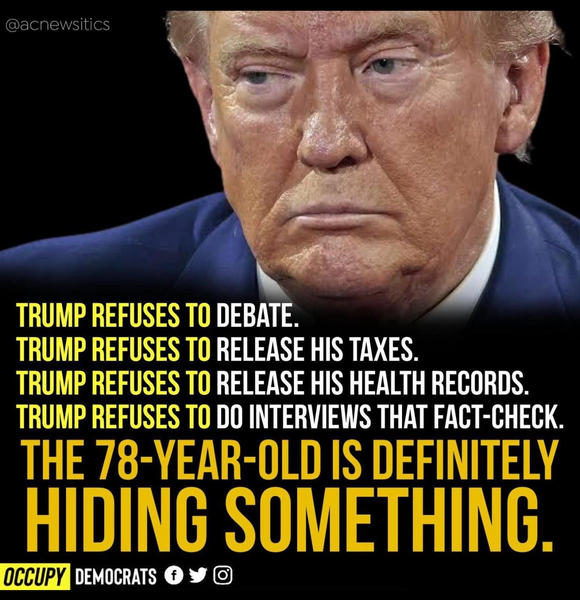 Worst President EVER, YES or no? ⤵️