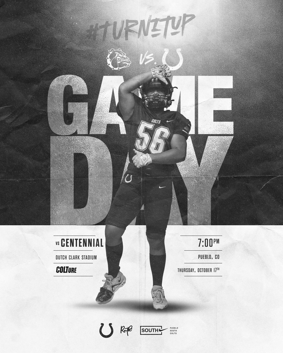 Pueblo South Football (@pueblosouthfb) on Twitter photo πβπ πππππ.
π Centennial
β° 7:00pm
π Pueblo, CO
ποΈ Dutch Clark Stadium
π¦ 65Β° at Kickoff
π Updates available on Twitter/IG & FB story <a href="/PuebloSouthFB/">Pueblo South Football</a>
#COLTure | #TurnItUp | #COPreps πβπ πππππ.
π Centennial
β° 7:00pm
π Pueblo, CO
ποΈ Dutch Clark Stadium
π¦ 65Β° at Kickoff
π Updates available on Twitter/IG & FB story <a href="/PuebloSouthFB/">Pueblo South Football</a>
#COLTure | #TurnItUp | #COPreps