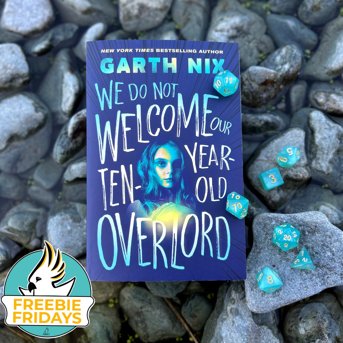 💛Freebie Fridays 💛

We're giving away 5 copies of the next novel from master storyteller <a href="/garthnix/">Garth Nix</a>, 'We Do Not Welcome Our Ten-Year-Old Overlord' + themed D&amp;D dice!

To enter, follow ✅ like ❤️ and repost 🔁this post! Winner will be drawn next Friday!

(Australian entries only)