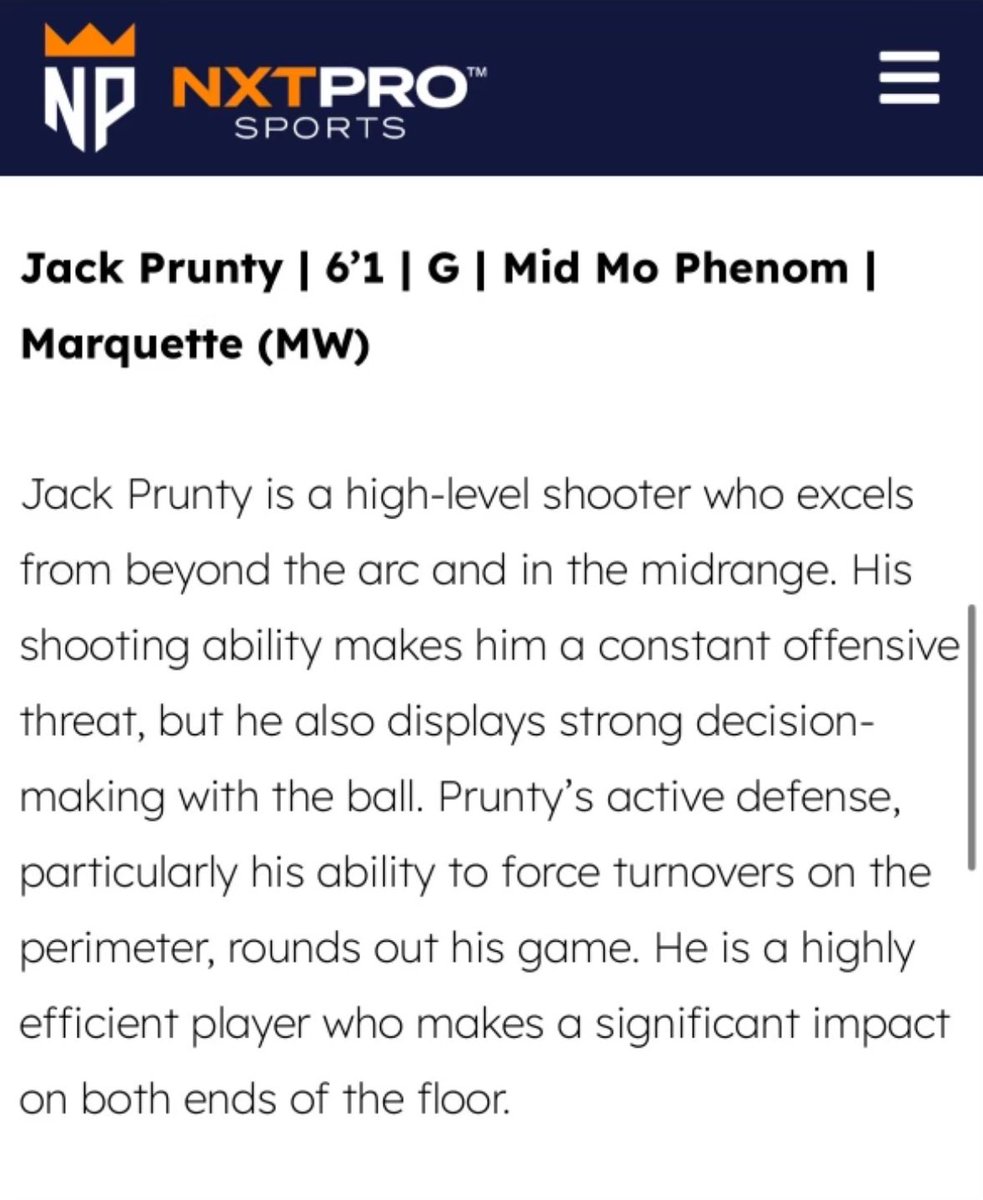 Thank you <a href="/NxtProHoops/">NXTPRO Hoops</a> for the write up!