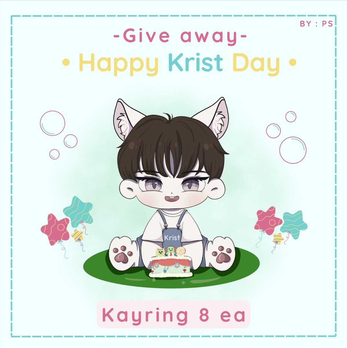 st_prach's tweet photo. 𝗚𝗶𝘃𝗲𝗮𝘄𝗮𝘆  :  𝗛𝗮𝗽𝗽𝘆 𝗞𝗿𝗶𝘀𝘁 𝗗𝗮𝘆 🎂🐢❤️ @kristtps 

💖 รีทวิต+อวยพรน้องคิ้ดคนน่ารักใต้ทวิตนี้
พร้อมติดแท็ก  #Krist29thBD #KristPerawat 

• แจก 8 รางวัล 🔅
• ประกาศผล 19/10/67 มาร่วมกิจกรรมกันเยอะๆนะฮะ.
#Project_PS https://t.co/SDyU4SkQmU