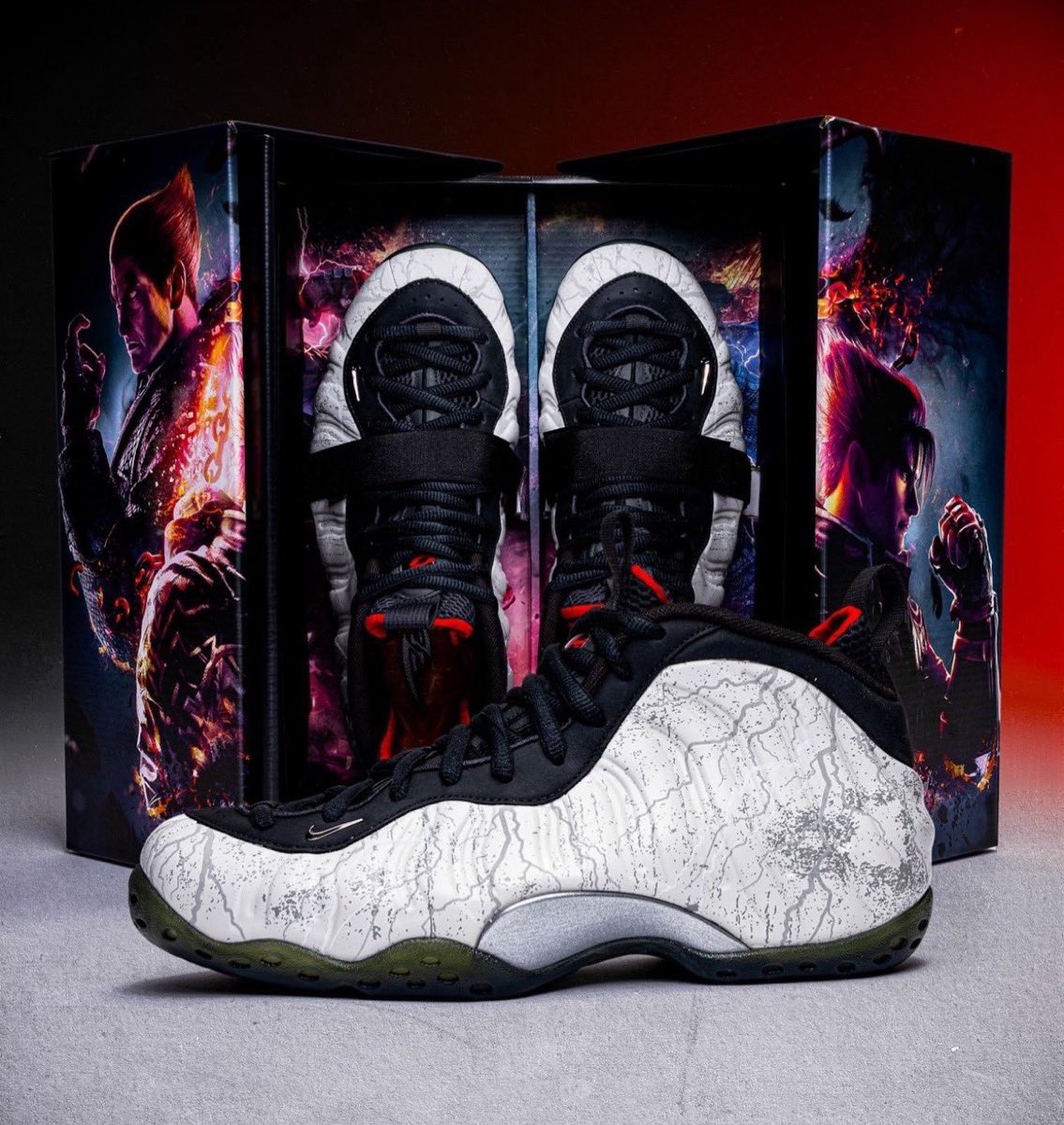 風間仁をモチーフにした 鉄拳 8 x Nike Air Foamposite One PRM “Jin