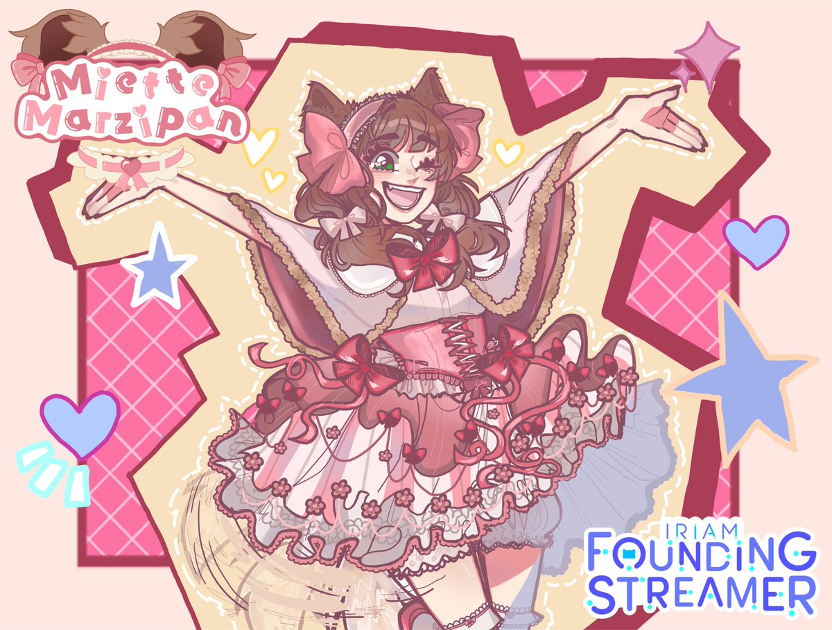 Wanjour~! Are you jumping? Miette is!! 🐕↕️
Because I'm part of the #JumpOnIRIAM campaign~! Yippee!!!

Get some treatsies before you put me in your bag~
🔁1 gold 🎟️winner
❤️3 silver 🎟️winners
🗨️15 🐶drawn by Miette winners

Let's get IRIAM-pilled together! 👜🐕💕
#VtuberUprsing