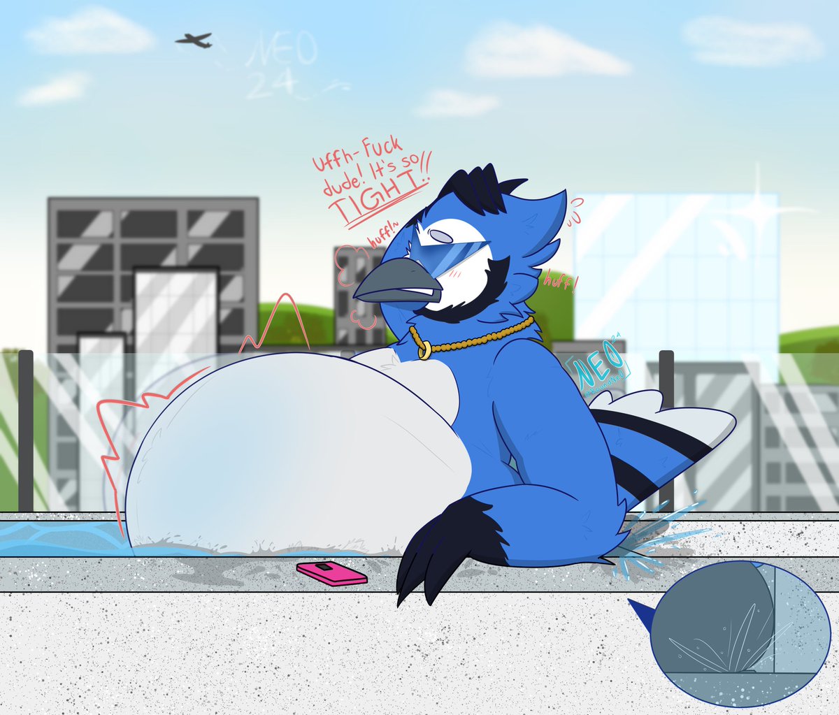 RoundNe0's tweet photo. Bird guy who's actually a random S.A.R char

Getting a bit frisky with the water are we?~ https://t.co/riKnKiSEdD