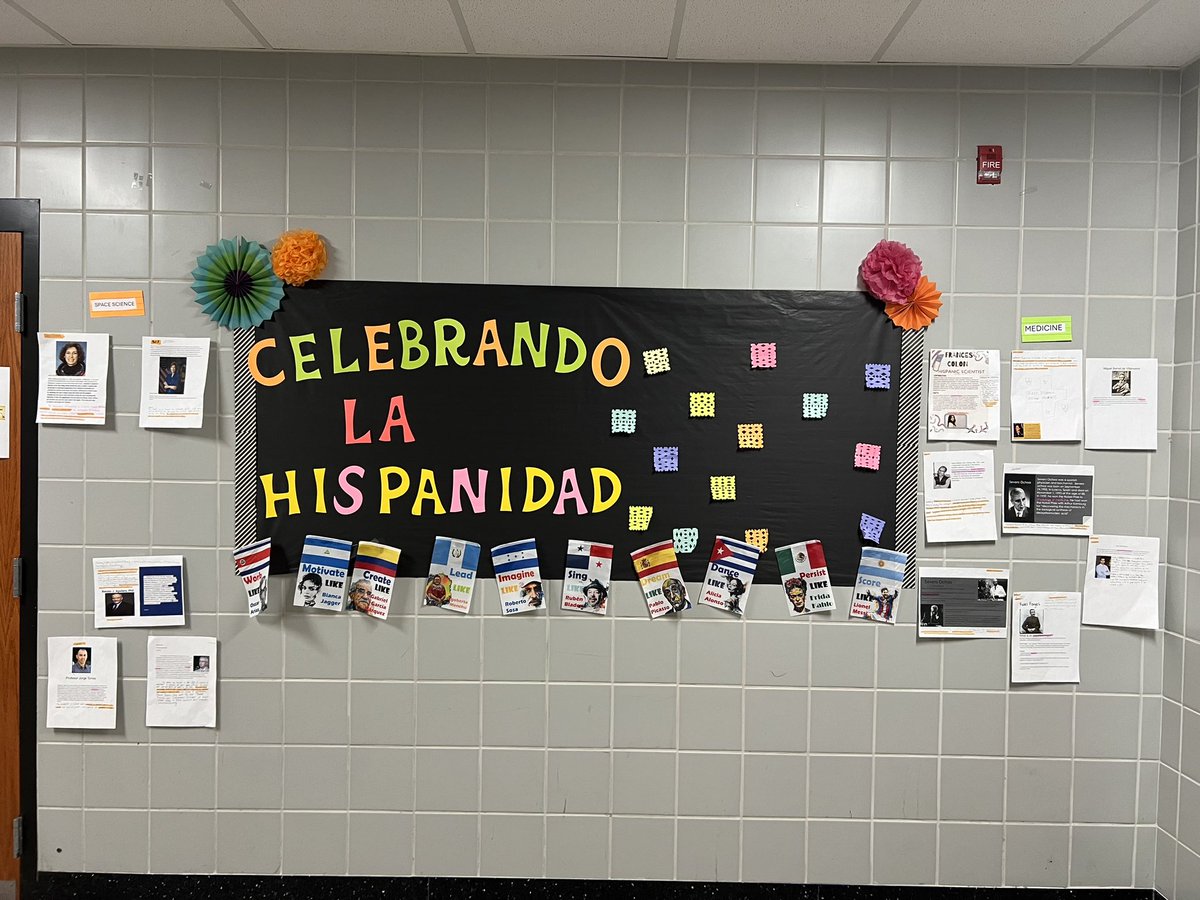 ashapraks's tweet photo. In celebration of Hispanic Heritage Month students researched Hispanic scientists and reflected on their learning ! #Diversity #InclusiveEducation #hispanicheritage @JamelJernigan @RisingMady17 @WoodlawnHS_BCPS https://t.co/Hrr58fNxMr