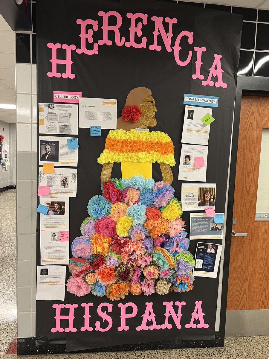 ashapraks's tweet photo. In celebration of Hispanic Heritage Month students researched Hispanic scientists and reflected on their learning ! #Diversity #InclusiveEducation #hispanicheritage @JamelJernigan @RisingMady17 @WoodlawnHS_BCPS https://t.co/Hrr58fNxMr