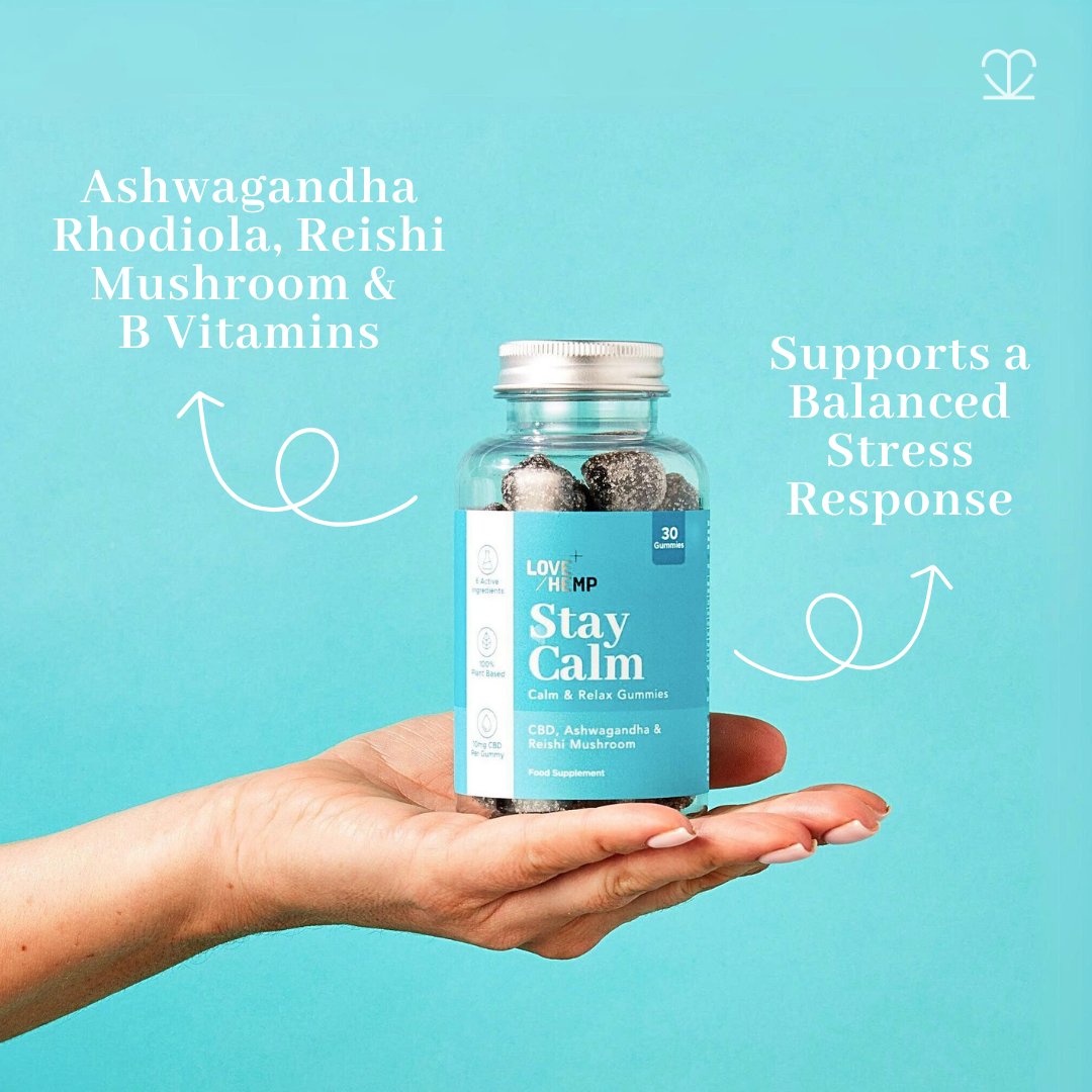 Overwhelmed? Our Stay Calm gummies combine Ashwagandha, Rhodiola &amp; Reishi Mushroom to support a balanced mind when life’s stressors hit  🌿 

Shop: bit.ly/4dMn3aw