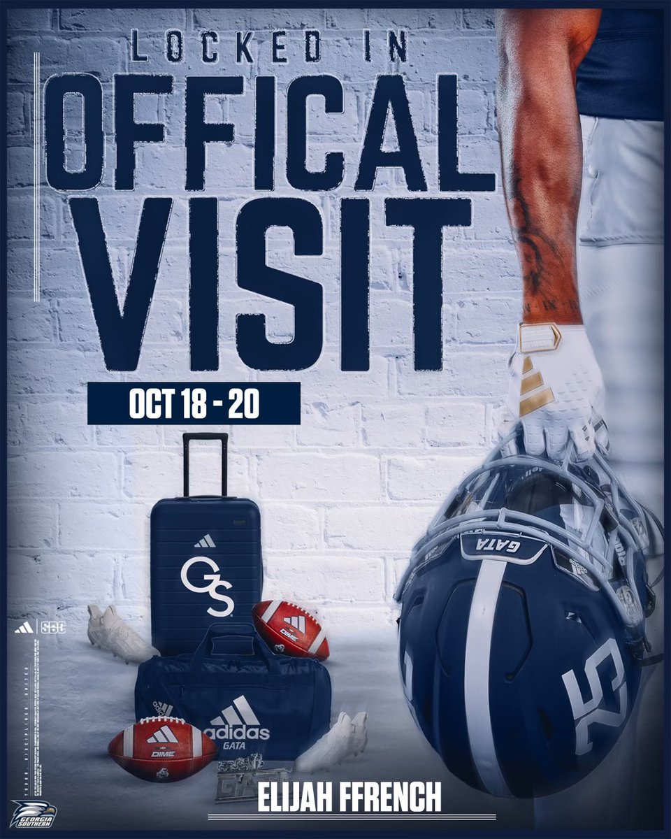 Elijah Ffrench (@_elijahffrench) on Twitter photo I will be at <a href="/GSAthletics_FB/">Georgia Southern Football</a> this weekend on an official visit. Extremely excited!! Thank you <a href="/Coach_BBailey/">Brandon Bailey</a> <a href="/CoachSafford/">Darius Safford</a> <a href="/darius_eubanks/">Coach Banks</a> <a href="/UHALLTHEBALL/">Ulysses D. Hall</a> <a href="/LexVillarreal1/">Lex Villarreal</a> <a href="/GSCoachHelton/">Clay Helton</a>. <a href="/DekalbRecruits/">Dekalb Recruits (GA.)</a> <a href="/One11Recruiting/">One11 Recruiting</a> @On3Recruits <a href="/TuckerFootball/">Tucker Tigers</a> <a href="/RecruitGeorgia/">Recruit Georgia</a> I will be at <a href="/GSAthletics_FB/">Georgia Southern Football</a> this weekend on an official visit. Extremely excited!! Thank you <a href="/Coach_BBailey/">Brandon Bailey</a> <a href="/CoachSafford/">Darius Safford</a> <a href="/darius_eubanks/">Coach Banks</a> <a href="/UHALLTHEBALL/">Ulysses D. Hall</a> <a href="/LexVillarreal1/">Lex Villarreal</a> <a href="/GSCoachHelton/">Clay Helton</a>. <a href="/DekalbRecruits/">Dekalb Recruits (GA.)</a> <a href="/One11Recruiting/">One11 Recruiting</a> @On3Recruits <a href="/TuckerFootball/">Tucker Tigers</a> <a href="/RecruitGeorgia/">Recruit Georgia</a>