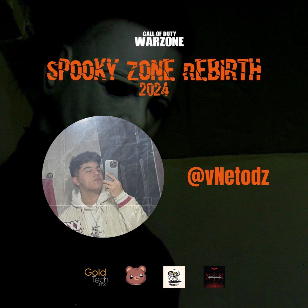 🎃 SPOOKYZONE REBIRTH 🎃

🪦Le damos la bienvenida a nuestro 5to capitán 🦇

🪦 <a href="/vNetodz/">Netodz</a> 🪦

💀20 de Octubre 6:00PM Horas CDMX💀

@bimbitodonitas 
<a href="/th3watchers/">The Watchers</a> 
<a href="/goldtechmx/">Gold Tech Mx</a>