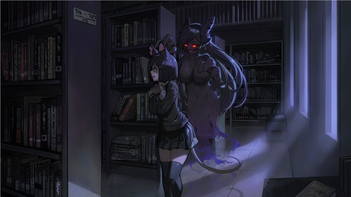 Haunted library \(ツ)/ 

#VGenComm for <a href="/nullopacity/">nullint</a>