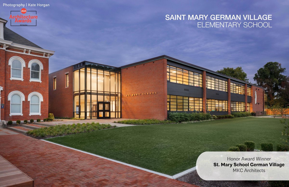 AIA Columbus (@aiacolumbus) on Twitter photo “A stellar project overall.”
Honor Award – Large Project
St. Mary School German Village
Architect – MKC Architects
Photography – Kate Horgan
buff.ly/4f9vWfc “A stellar project overall.”
Honor Award – Large Project
St. Mary School German Village
Architect – MKC Architects
Photography – Kate Horgan
buff.ly/4f9vWfc