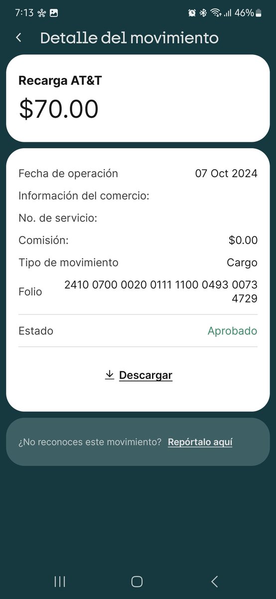 Emmanuel_2887's tweet photo. @mi_stori hice una recarga de 70 pesos desde la aplicación y dice que @ATTMx da 14 días pero no ya se me corto el servicio quien de los dos esta mal ? @ATTMxAyuda https://t.co/AjA22YMd0v