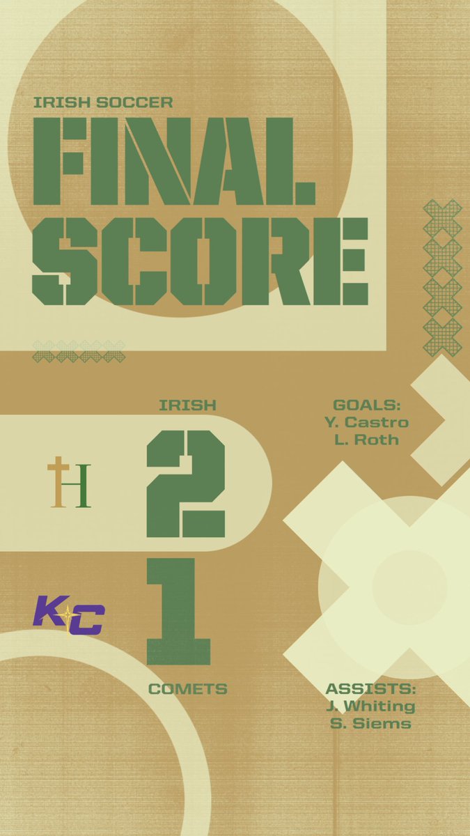 HCPMensSoccer's tweet photo. IRISH WIN!!! A thriller at Soisson results in the Irish advancing the regionals for the third year in a row. Next game at Portage Northern at 5 vs Bridgman. #HereComeTheIrish https://t.co/OX7TlvOVhY