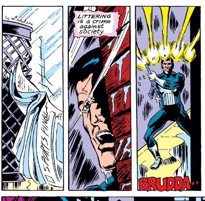 FourColorPulp's tweet image. Perhaps the greatest panels ever from the pages of PPtSSM 82. Alongside some of the worst lettering ive ever seen. Yikes.