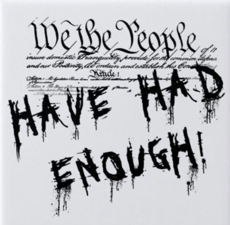 pattykvilla's tweet photo. @JerasIkehorn We the people are exhausted by tRump😖🥱and have had enough of this conman…
…whilst he is trying to end The Constitution Of The United States Of America📜for himself with one swipe of a sharpie 🖊️
#VoteBlueForThePeople🌊💙🇺🇸 https://t.co/gMD1mXLgJB