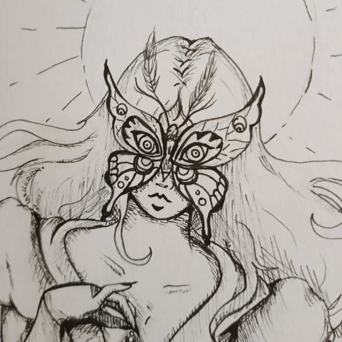 MarieLoveless5's tweet photo. Dia 17 no quedo como queria y sigo frustrandome porque las manos me salen horribles 😩

#drawtober2024 #drawing #inktober #drawtober #dibujitos #dibujo #drawtoberchallenge #fypシ #fypage #parati #october https://t.co/mYT8y0g1mW