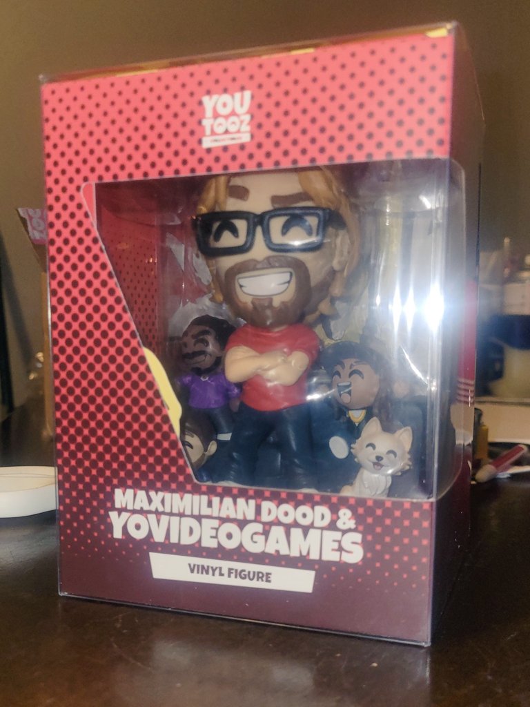 I'm so happy right now! My <a href="/maximilian_/">Maximilian Dood</a> YoVideoGames figure finally came 😭😭. Without these guys it would've been hard for me to get through tough times in school and life in general. Thanks for all the days of smiles and laughter. SHINE ON DOODS!!!