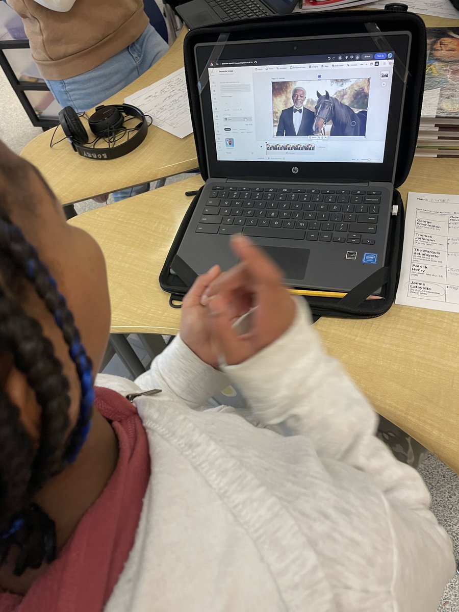 MonicaRoach15's tweet image. Today was a fantastic day @Thalia_Ele in @PowerMom73 ‘s 5th gr classes. Students did an awesome job creating images of famous Virginians and then bringing them to life! @AdobeExpress made it so easy! @MrsHoldcraft @weziRthindwa @jlubinsky #AdobeEduCreative