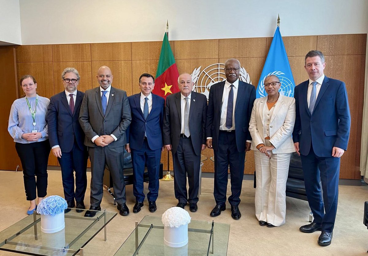 UN GA President (@un_pga) on Twitter photo Today I met with representatives of Jordan, Kuwait, Luxembourg, Norway, Palestine, Slovenia, South Africa, and UNRWA. 
We discussed the potential consequences of draft legislation under consideration in the Israeli Parliament regarding UNRWA, an agency mandated by the General Today I met with representatives of Jordan, Kuwait, Luxembourg, Norway, Palestine, Slovenia, South Africa, and UNRWA. 
We discussed the potential consequences of draft legislation under consideration in the Israeli Parliament regarding UNRWA, an agency mandated by the General