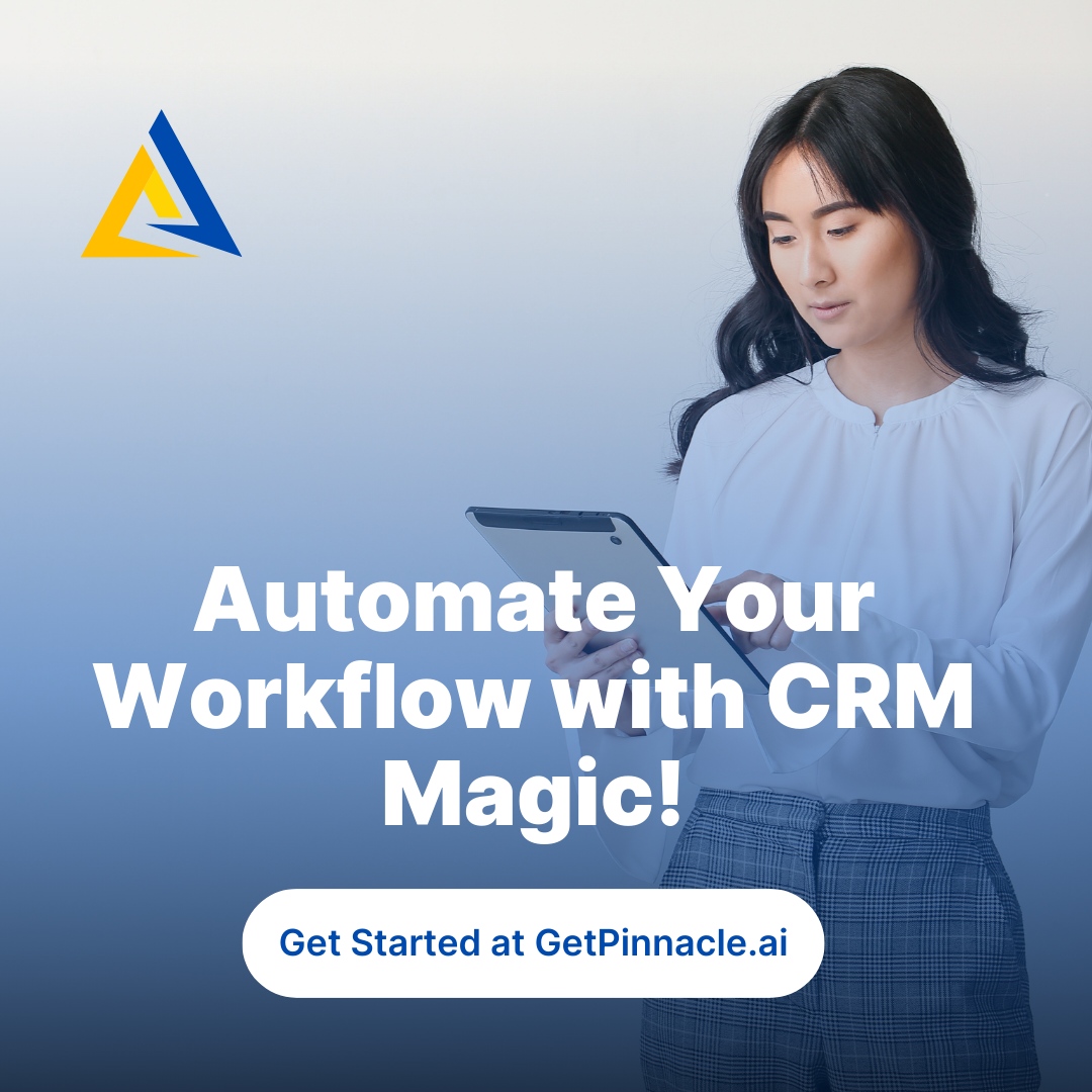 getpinnacleai's tweet image. Want to save time and reduce manual tasks? Pinnacle Ai’s CRM lets you automate reminders, follow-ups, and even customer onboarding. Pro tipSet triggers for automated actions and watch your productivity skyrocket! ⚙️💻

#CRMAutomation #ProductivityBoost #PinnacleAi #WorkflowsSi...