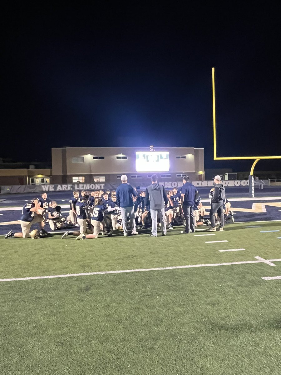 lemont_football's tweet photo. Congrats to our freshmen on improving to 6-2 on the season with a win over Mundelein 18-6 #WeAreLemont https://t.co/SWSLrVVRXW
