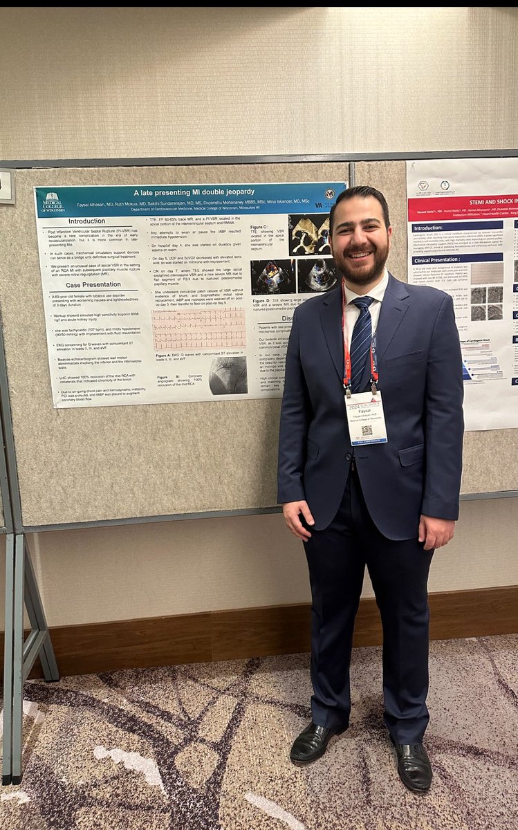 Mina Iskander MD, MSc (@minaiskanders) on Twitter photo Outstanding poster by our star CV fellow <a href="/AlhasanFaysal/">Faysal Alhasan</a> at the <a href="/SCAI/">SCAI</a> SHOCK 2024.
<a href="/MCWcardiology/">MCWcardiology</a> <a href="/CVCatMCW/">MCW_CardioResearchCenter</a> <a href="/DMohananey/">Divyanshu Mohananey</a> <a href="/ngaglianello/">Nunzio gaglianello</a> <a href="/sksrajan12/">Sakthi Sundararajan</a> Outstanding poster by our star CV fellow <a href="/AlhasanFaysal/">Faysal Alhasan</a> at the <a href="/SCAI/">SCAI</a> SHOCK 2024.
<a href="/MCWcardiology/">MCWcardiology</a> <a href="/CVCatMCW/">MCW_CardioResearchCenter</a> <a href="/DMohananey/">Divyanshu Mohananey</a> <a href="/ngaglianello/">Nunzio gaglianello</a> <a href="/sksrajan12/">Sakthi Sundararajan</a>