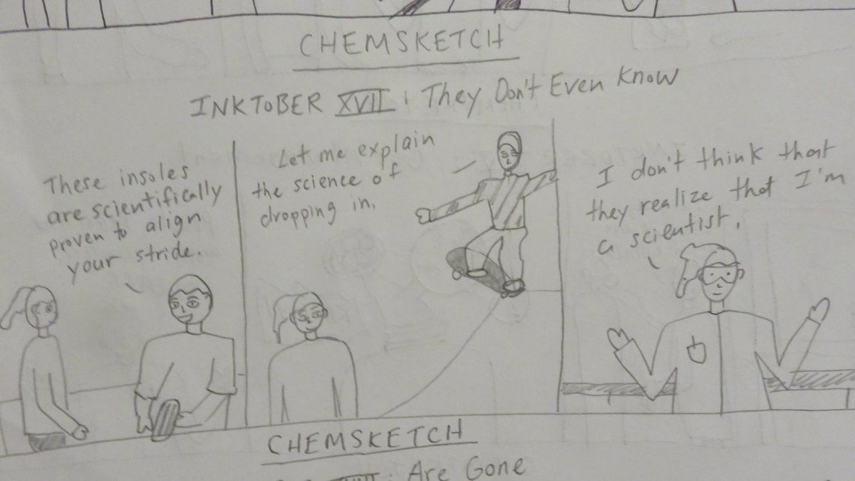 foranConcept's tweet image. People keep trying to explain 'the science' to me but they don't even know. #science #scientist #chemsketch #Inktober