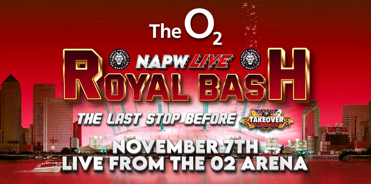 ANNOUNCEMENT

The next NAPW LIVE will come to you from the 02 Arena in London for the official go-home show and THE LAST STOP before NAPW TakeOver: London!

NAPW LIVE: Royal Bash - November 7th on YouTube/Twitch!