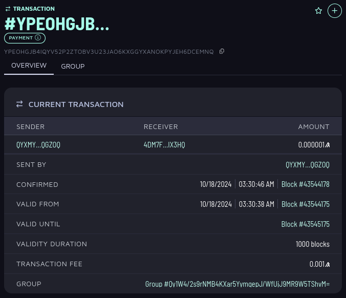 WARN..SCAM 🔗 Scam warning bot on Algorand tweet media
