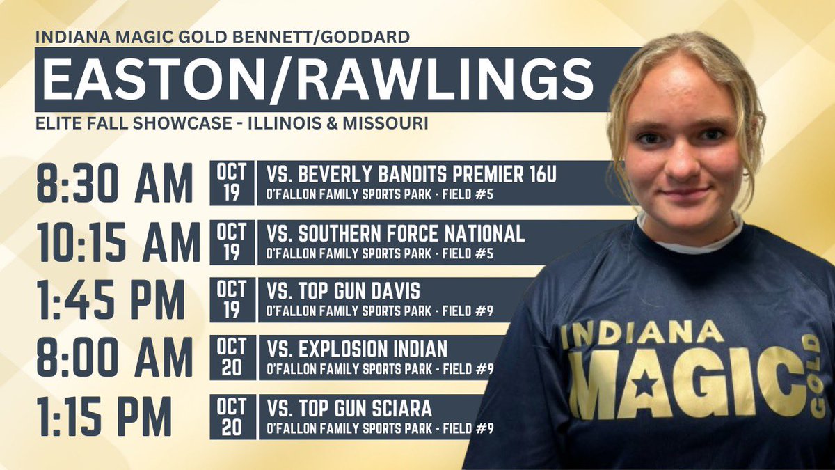 Super excited to be back on the diamond this weekend!  Come check us out in O’Fallon!