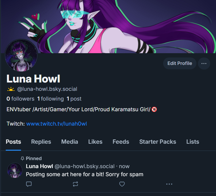 Luna Howl🫦🔞Succubus Lord Vtuber tweet media