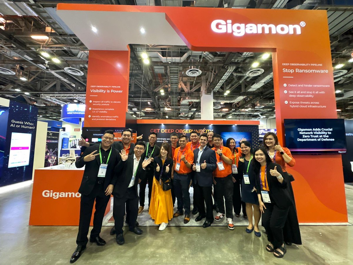 gigamon's tweet image. We had an amazing time at #GovWare! A huge thank you to everyone who attended our panel discussion on AI in cybersecurity, and joined us at booth E13 for insightful demos!

What did you take away from our discussion? Tell us in the comments!

#cybersecurity #AI #APAC