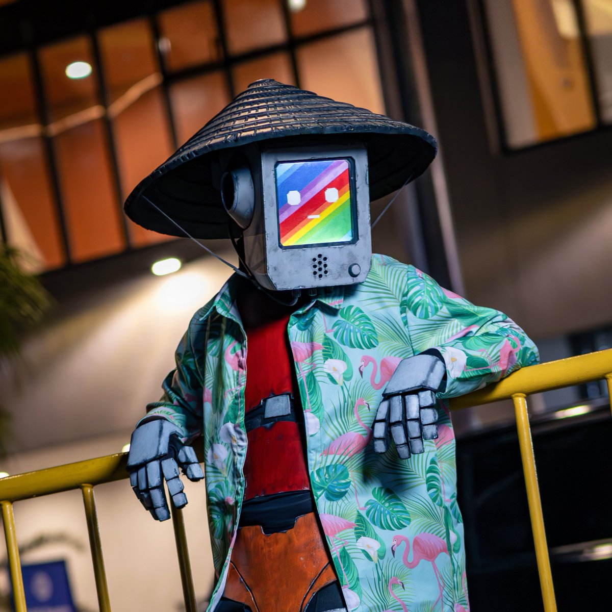 ScoliosisRobot's tweet image. The Cosplayer                 The Character