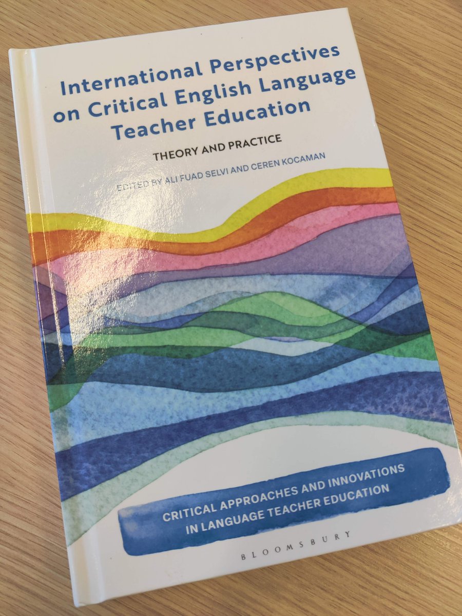 There it is: Thanks to <a href="/afselvi/">Ali Fuad Selvi</a> and <a href="/kocamanceren/">Ceren Kocaman</a> for this wonderful book and bringing together so many important perspectives on #Critical #Language #Teacher #Education! bloomsbury.com/uk/internation…