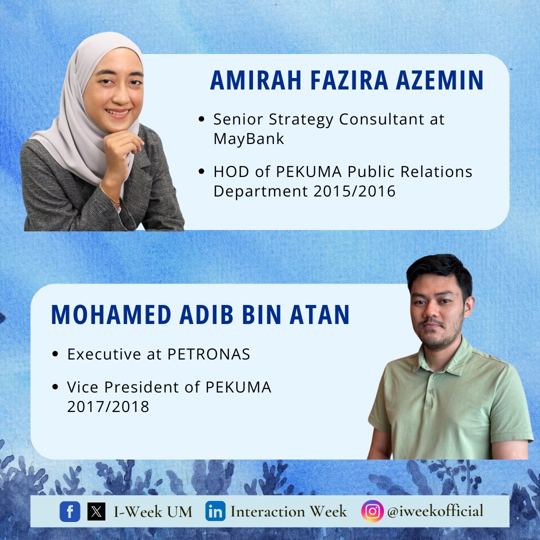 iweekofficial's tweet photo. 🌊🏄 I-WEEK 24/25 Inspirational Talk: Embrace the Journey, Discover Your Inspiration, and Let Your Light Shine!

Event Details:
📅 Date: 19/10/2024 (Saturday)
⏰ Time: 11:05 AM
📍 Venue: H11, FEA Auditorium, Faculty of Business and Economics, University of Malaya https://t.co/guml39UpoS