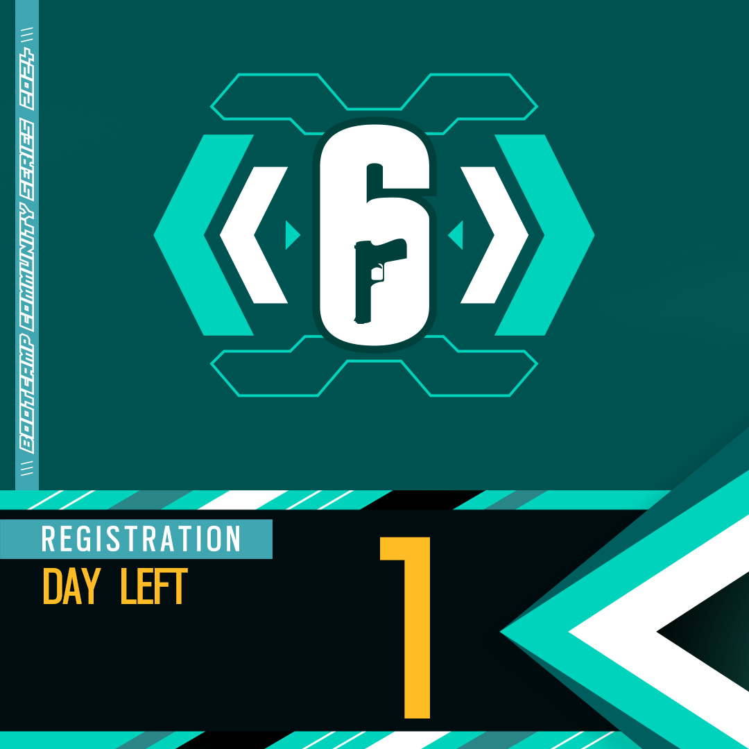 R6esportsASIA's tweet photo. Rainbow Six South East Asia Bootcamp Community Series 2024 – Only 1 day left to register!🏃‍♂️
Get your gear ready and seize the opportunity!
🔗https://t.co/Qa7wlLMOt2

#R6SEA #BootcampCommunitySeries #BCS https://t.co/eUZhQdaprR
