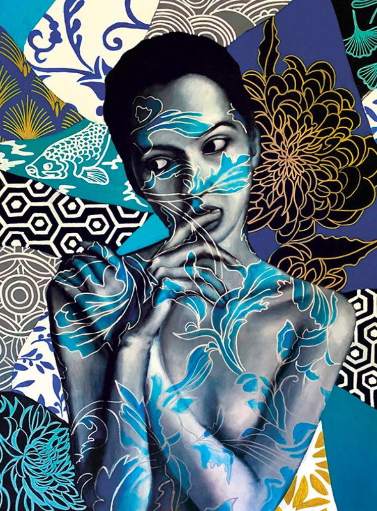 csmark86's tweet photo. Currently based in Cape Town, Androetta draws inspiration from the rich diversity of cultures in South Africa. Her bold and colourful works are characterised through illustration and striking surface patterns. https://t.co/MzaHtjpBYQ