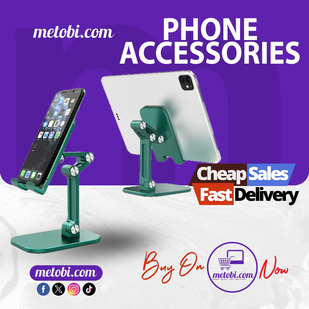 MetobiOfficial's tweet photo. THREE SECTIONS FOLDABLE DESK MOBILE PHONE HOLDER FOR IPHONE IPAD TABLET FLEXIBLE TABLE DESKTOP ADJUSTABLE CELL SMARTPHONE STAND
₵35.76

https://t.co/Dc1cGNIWV2 https://t.co/MoCFqbKmxP