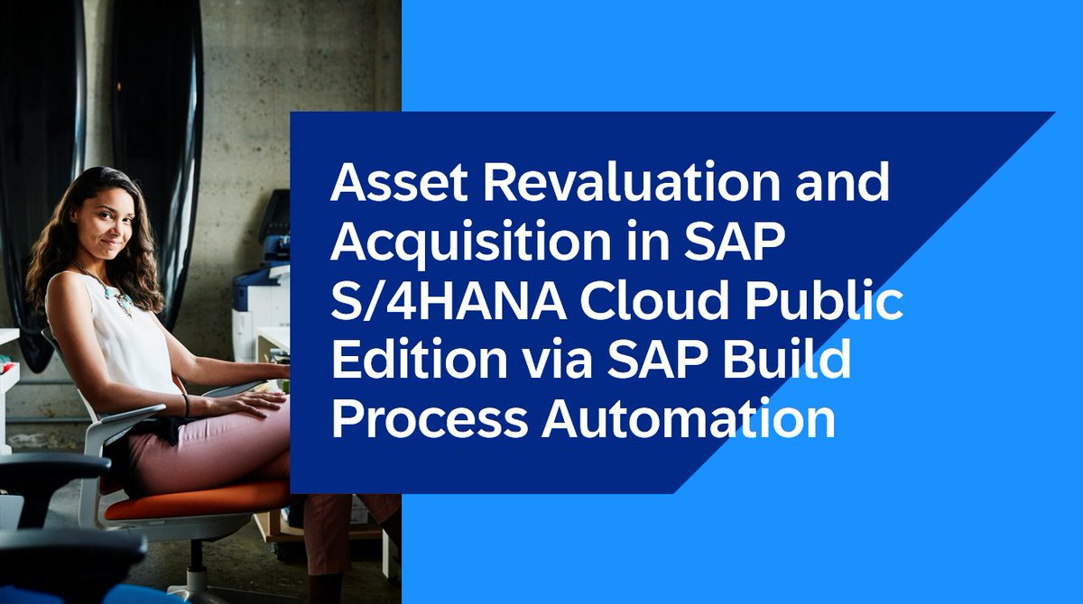 Ulrich Hauke (@haukeulrich) on Twitter photo Discover how SAP Build Process Automation is revolutionizing asset revaluation and acquisition for finance teams. This blog post by Hardeep Tulsi dives deep into a real-world use case for a Professional Services company.
π Read more: imsap.co/6014qZ8z8
<a href="/SAPCloudERP/">SAP Cloud ERP</a> Discover how SAP Build Process Automation is revolutionizing asset revaluation and acquisition for finance teams. This blog post by Hardeep Tulsi dives deep into a real-world use case for a Professional Services company.
π Read more: imsap.co/6014qZ8z8
<a href="/SAPCloudERP/">SAP Cloud ERP</a>